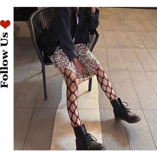 Fishnet Stockings Sexy Tights Pantyhose Big Mesh Hollow Meaty Breathable Temptation Girl Stockings Fishnet Stockings Woman