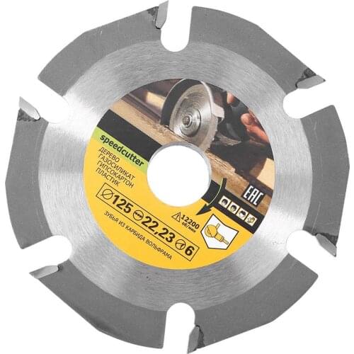 125mm 6T Circular Saw Blade Grinder Wheel Carbide Tipped Wood Cutting Disc Support Dropshipping