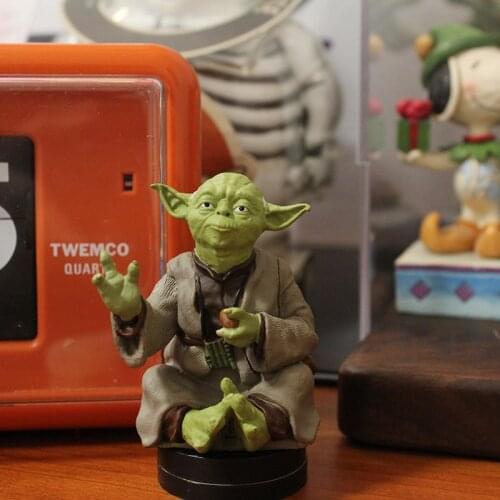 Original Disney StarWars Yoda PVC Figure Toy Dolls 6cm Rare Collection Decorations