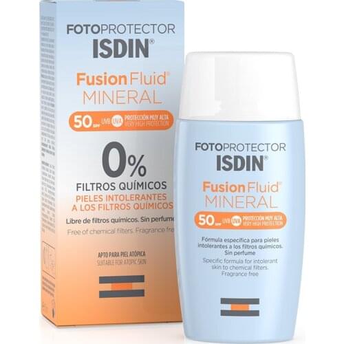 ISDIN photoprotector SPF-50 FUSION FLUID MINERAL