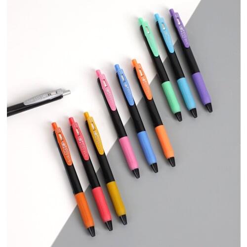 JIANWU 1Pcs Japan ZEBRA Colorful Ink Ballpoint Pen 0.5mm Retractable Shiny Metallic Painting Gel Pens School Stationery Supplies