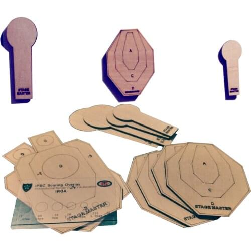 Mini Red Dot Laser Shooting Training Target IPSC IDPA USPSA APSC 3 Gun Dry Fire Remote Simulation Target 10 Pieces