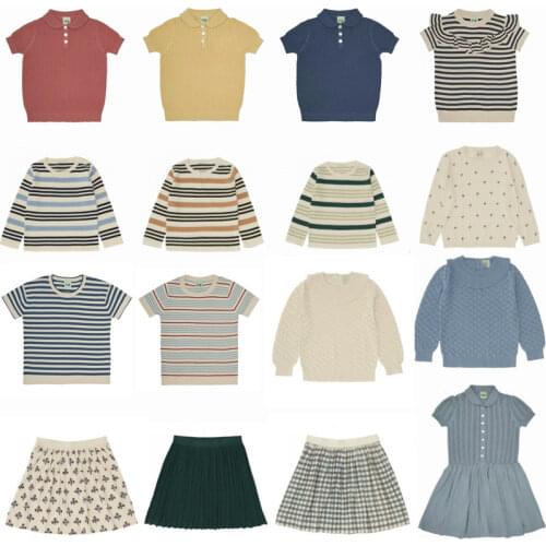 2021 New Baby Boys Girls Sweaters FUB Brand Thin Breathable Knitted Kids Sweaters Cardigan Child Toddler Cotton Clothes Tops