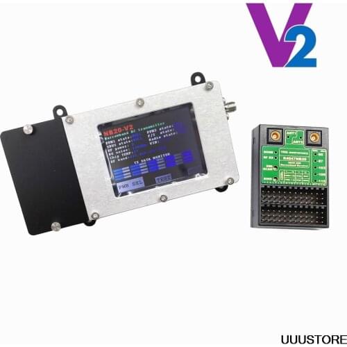 Update 120KM Long Range RMILEC T4047NB20 NB20 V2 20 Channel 5W 433Mhz UHF System w/Receiver for JR/Futaba Radios