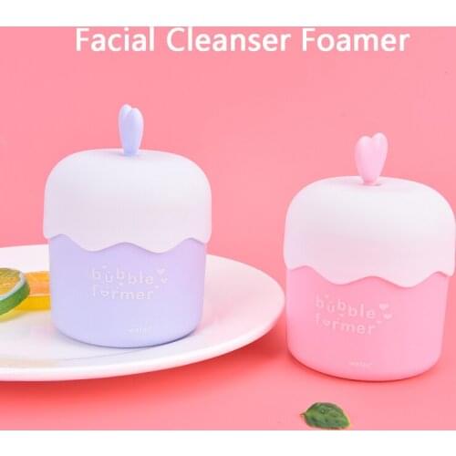Portable Face Cleanser Shower Bath Shampoo Foam Maker Bubble Foamer Device Cleansing Foaming Makeup Removal Tool