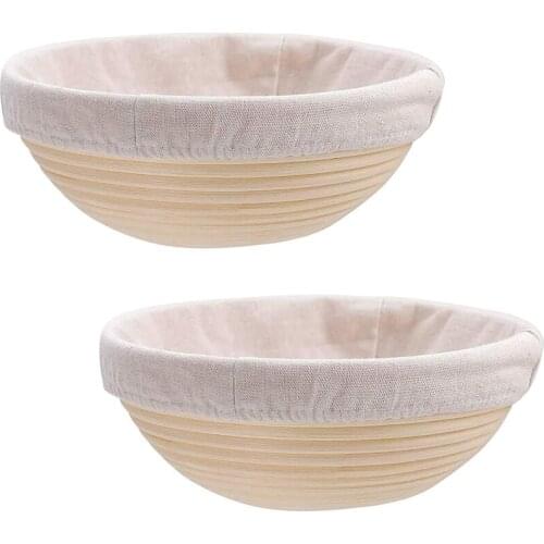 Proofing Basket Round Proofing Basket Set Made Of Natural Rattan Proofing Basket Bread Basket Bread Mold For Bread Holds