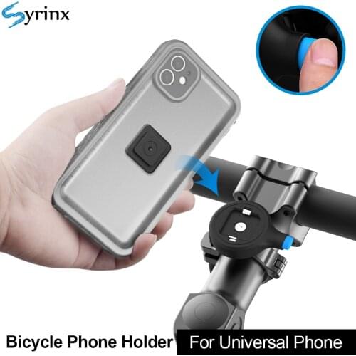 Outdoor Cycling Phone Holder Bike for iPhone X Samsung Mobile Aluminum Handlebar Clip Stand Bicycle Motorcycle GPS Mount Bracket