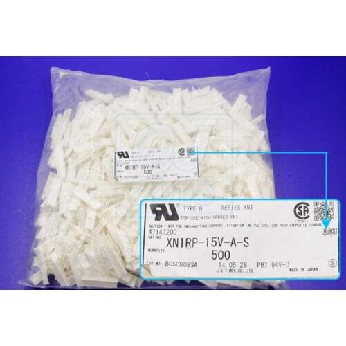 XNIRP-15V-A-S housings Connectors terminals 100% new and original parts