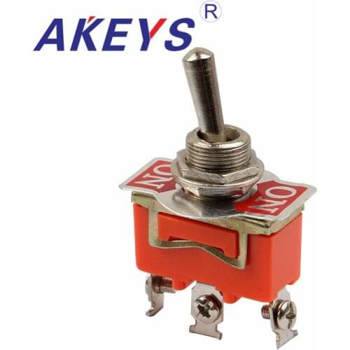 1PC E-TEN1121 KND-102 High quality big current button switch twist switch shake head toggle 3PIN