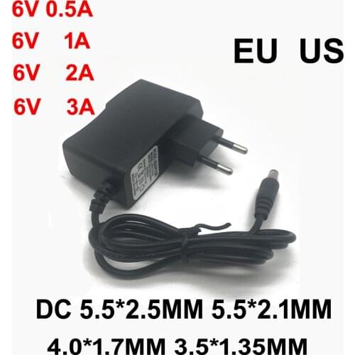 1 PCS AC 110-240V to DC 6V 0.5A 1A 2A 3A Universal Switch Power Supply Adapter Charger for Omron Blood Pressure Monitor