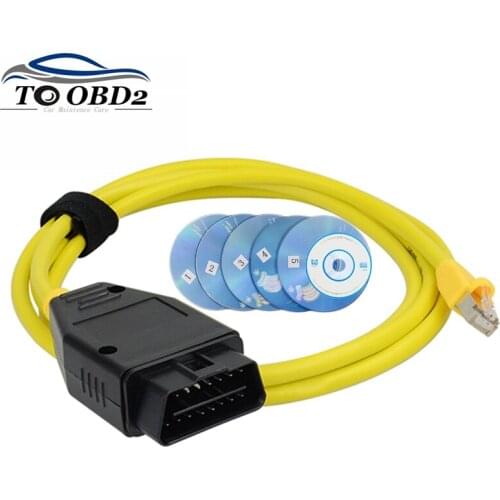 16PIN For BMW ENET E-SYS 3.23.4 Interface Cable ENET Cable For BMW F-serie OBD2 Scanner Car Diagnostic Cable best price