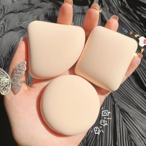 3pcs Facial Powder Puff Makeup Blender Sponge Cosmetics Blush Applicators Soft Makeup Sponges Supplement Foundation Compact