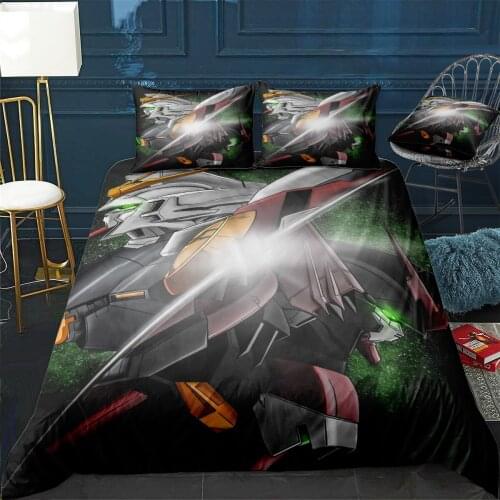 Gundam Wing vs Epyon Duvet Cover Comfortable Quilt Home Decora Design Universal Bedding Set Bedclothes+Pillowcase 3pcs