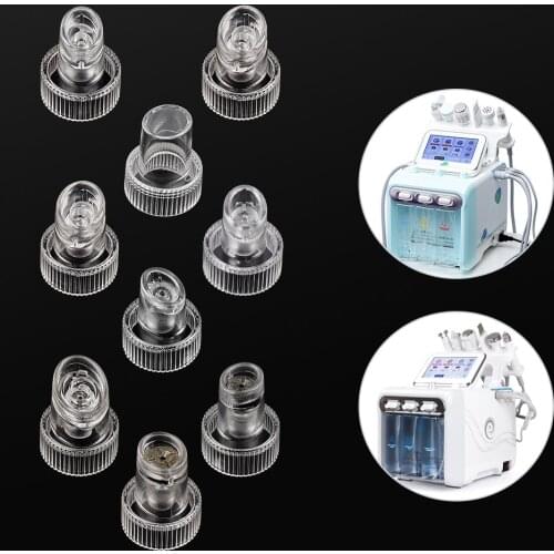 8Pcs Hydra Facial Device Tips Head Replacement Plastic Water Jet Tips For Hydra Facial Dermabrasion Peeling Beauty Machine