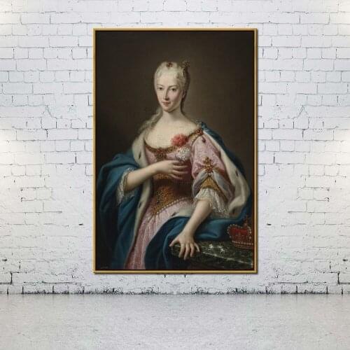 Artcozy Oil Canvas Painting Lady Adelaides French Tyne knot For Home Decoration Wall Art