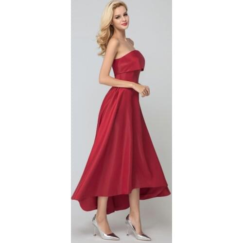 Satin Maxi Dress of Bridesmaid