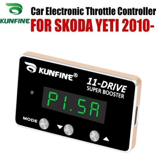 KUNFINE Car Electronic Throttle Controller Racing Accelerator Potent Booster For SKODA YETI 2010-After Tuning Parts