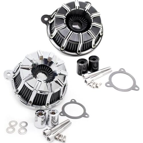 CNC Crafts Intake Air Cleaner Filter 10 Inverted for Harley Touring Big Twin Cam FLT FLST FXDLS 2008-2016 2010 2011 2015