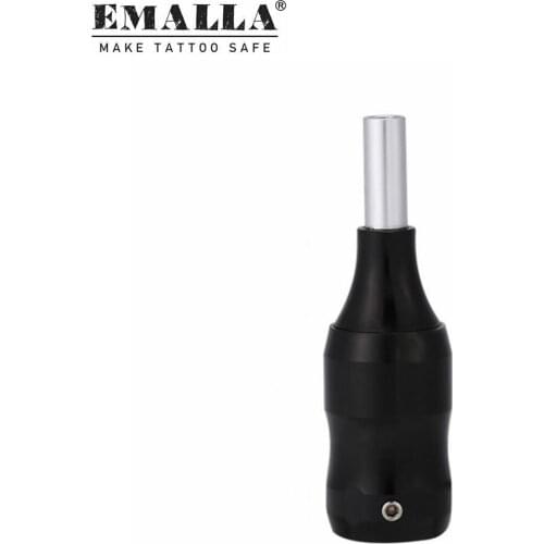 1PCS 25mm Black Aluminum Alloy Grips Tattoo Machine Handle Grip Tubes For Tattoo Machine Gun Needles Tips Supply Free Shipping