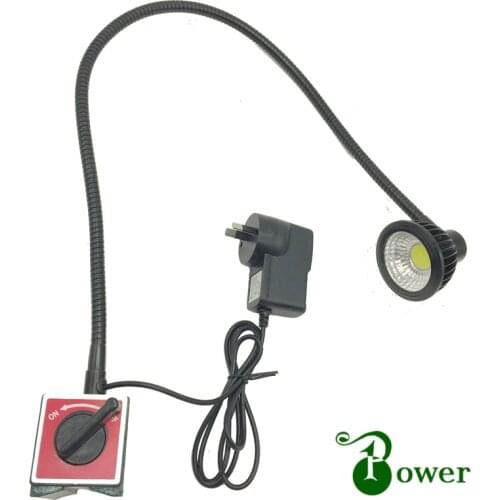 FLEXIBLE GOOSENECK 5W COB LED MAGNETIC MACHINE LAMP