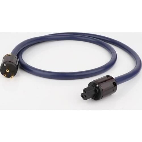 Hi-end 4N OFC power cable hifi audio US version AC power wire US gold plated connector plug mains power cord cable