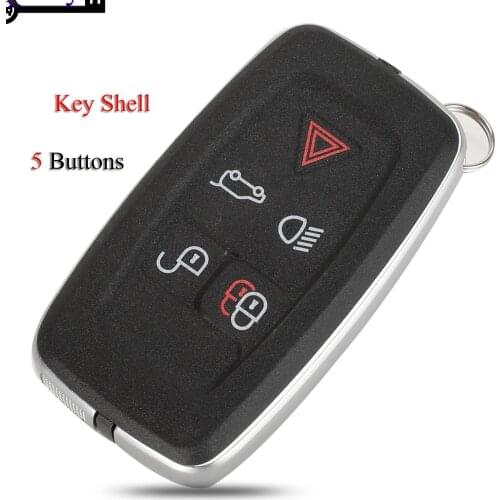 Kutery 5PCS/Lot Remote Car Key Shell For Land Rover Range Rover SPORT LR4 Vogue 5Buttons Key Case Fob Cover Replacement
