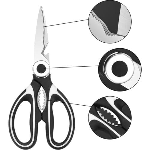 Multifunctional Kitchen Scissors Stainless Steel Poultry Fish Tool Purpose Shears For Meat Barbecue Cutting Supplies Bone Open