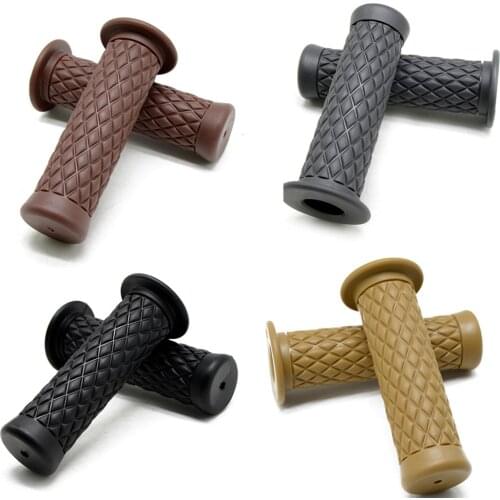 Retro classic motorbike grips handle bar vintage bicycle accessories for suzuki yamaha motorcycle handlebar cafe racer moto grip