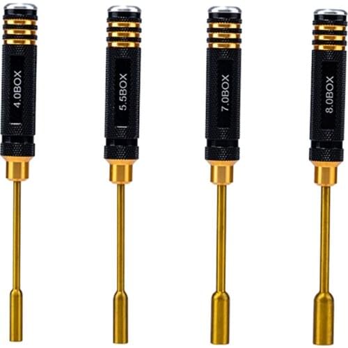 517A 4 Pcs Hexagon Screwdriver Set High Mechanical Strength Precision Machined Tools