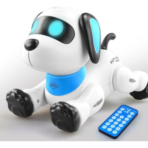 2021 New Remote Control Dog RC Robotic Stunt Puppy Voice Control Toy Electronic Pet Robot