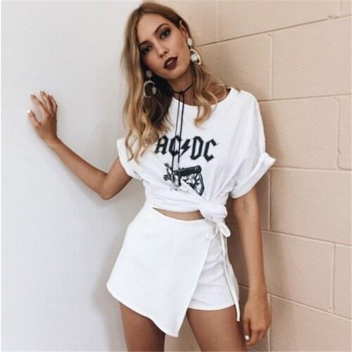 New Office Lady Fashion Casual Lace-up Solid Drawstring Short Mini Skirts OL Elegant Skirts Women High Waist Shorts