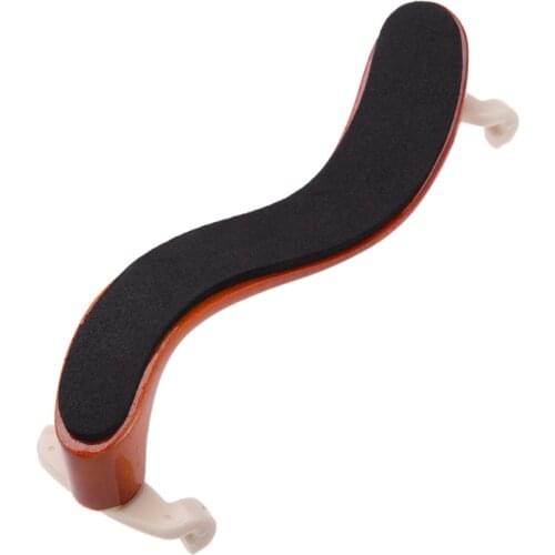 New Arrival high-quality Violin Shoulder Rest Maple Wood Fit 3/4 4/4 Fiddle Violin with Cleaning Cloth viola shoulder rest