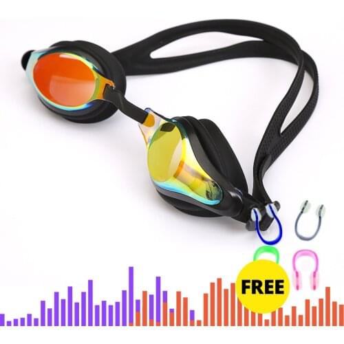 Professional Men Women Swim Glasses Anti Fog Leak UV Protection Swimming Goggles Eye wear Adjustable Adult Swimming Glasses