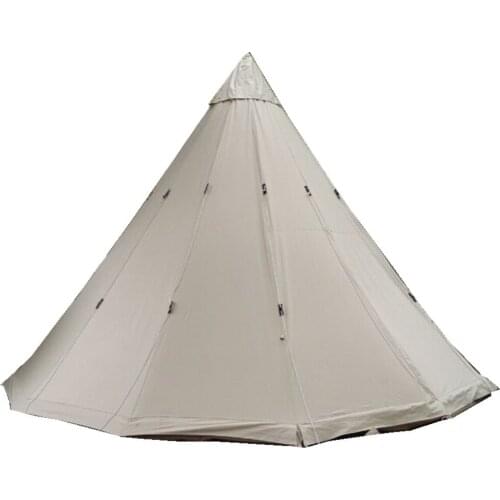 400*400*250cm(157.48*157.48*98.42inches) disaster relief tent, customized flame retardant canvas warm tent indian canvas tent