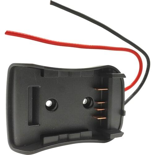 150 mm DIY Lithium Battery Adapter Connector for DCB546 Power Source Connectors 12AWG Black