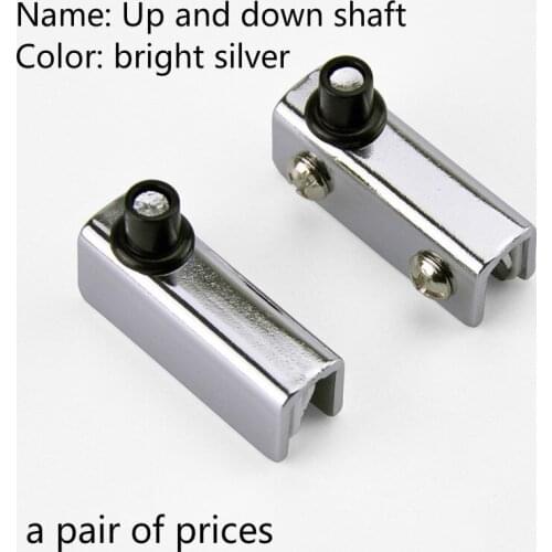 Free Opening Hinge Up and Down Shaft Hinge Glass Hardware Fittings Furniture Cabinet Door Single Double Door Glass Hinge