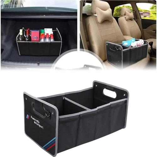 Foldable Rear Cargo Container Organizer Box Trunk Storage Bag Large Capacity for BMW F30 F10 1 3 5 7 Series X3 X5 X6 Car Styling