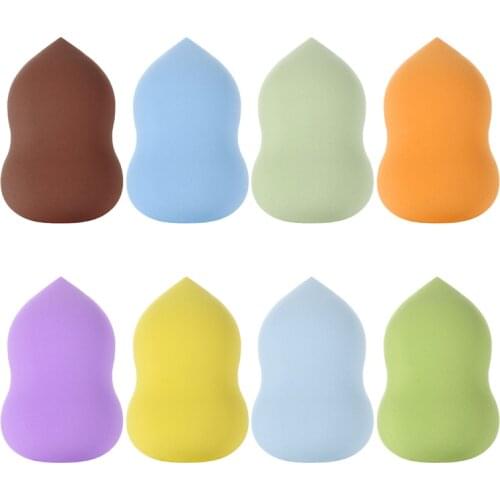8Color Makeup Sponge Puff Beauty Puff Suitable For Face Foundation Powder Cream Sponges Cosmetic Gourd Puff Women Beauty Makeup