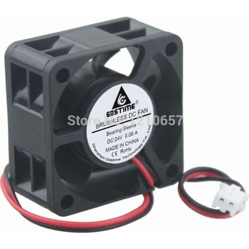 5Pieces LOT Gdstime 40mm x 20mm 4cm DC 24V 2Pin Mini Motor Cooling Fan