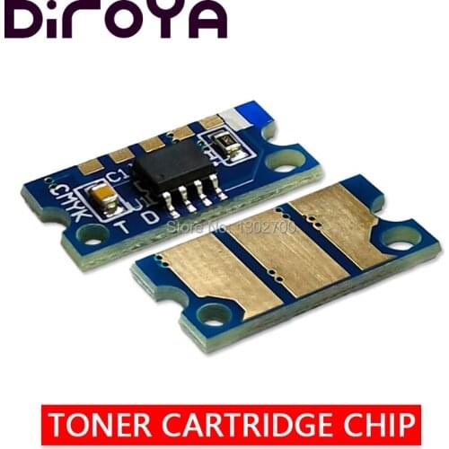 4PCS B0731 B0734 B0733 B0732 K C M Y toner cartridge chip for Olivetti d-Color MF350 MF350plus mfp printer powder refill reset
