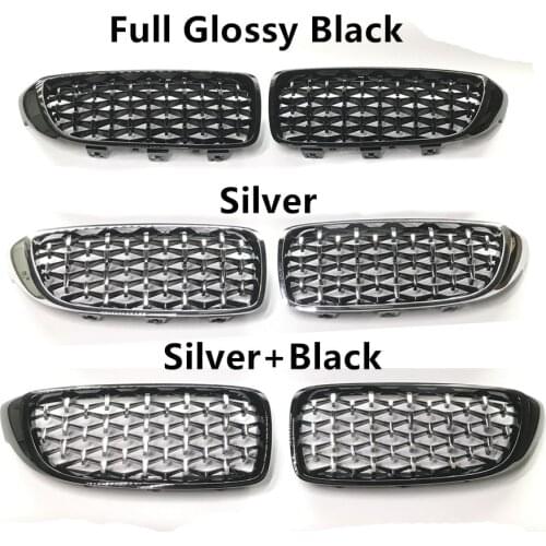 Diamond Style 1 Pair F32 F33 Grill Car Front Bumper Grill Grille For BMW 4 Sereis F32 F33 F36 F82 M4 2014 2015 2016 2017 2018
