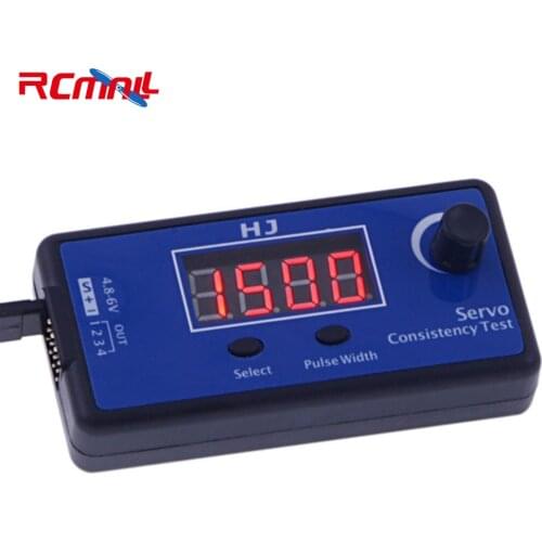 RCmall HJ Digital Servo Tester / ESC Consistency Tester for RC Helicopter Airplane Car T0080