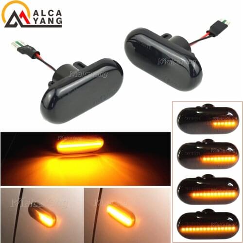 For Renault CLIO I II ESPACE KANGOO LAGUNA MASTER MEGANE 19 Bus LED Dynamic Turn Signal Side Fender Marker Indicator Light