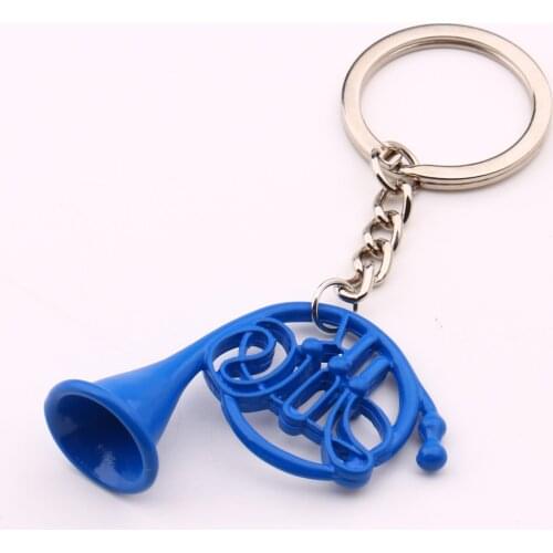 How I Met Your Mother TV Series Art Dome Blue Horn Key Chain HIMYM Jewelry