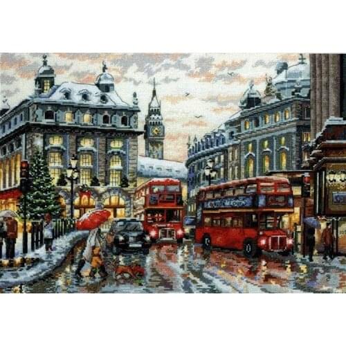 2021Gold Collection Embroidery London Best Funny Cross Stitch Kits with 100% Cotton Flosses & Free Shipping for Wall Decor