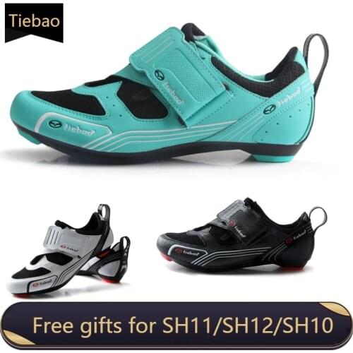 Triathlon Professional Riding Shoes Lock Shoes Road Cycling Shoes