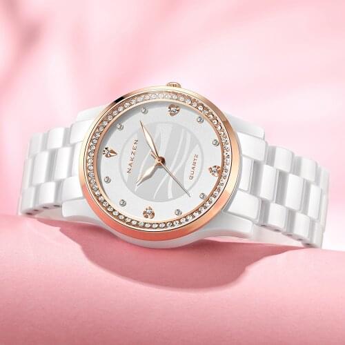 NAKZEN Ceramic Ladies Watch