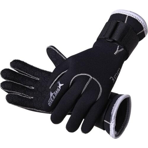3MM Neoprene Swimming Gloves Swim Gloves Snorkeling Equipment Anti Scratch Keep Warm Wetsuit Material Winter Swim Spearfishing