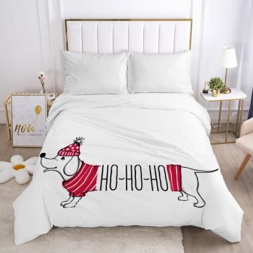 Christmas santa claus Duvet cover Quilt/Blanket/Comfortable Case 140x200 240x220 Queen King Single Bedding for Home Spring