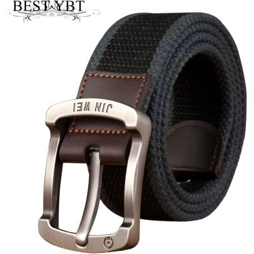 Best YBT military belt outdoor tactical belt men&women high quality fashion canvas belts for jeans male luxury casual straps